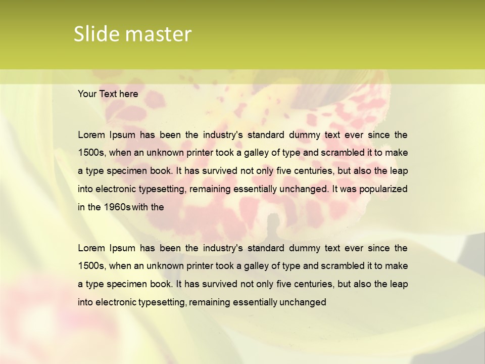 Li Ten Toon Chair PowerPoint Template