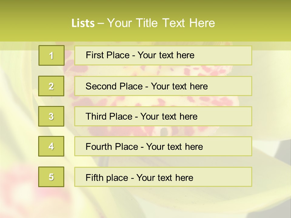 Li Ten Toon Chair PowerPoint Template