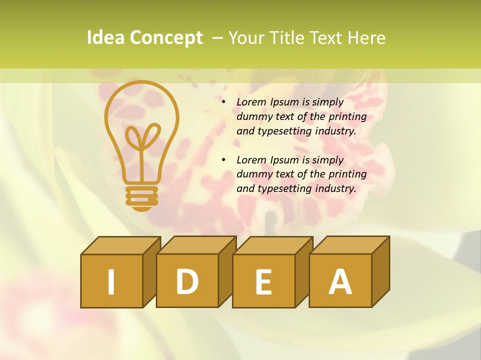 Li Ten Toon Chair PowerPoint Template