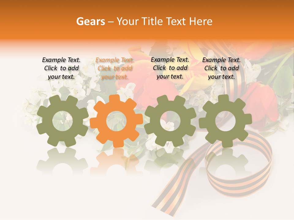 May Red Tape PowerPoint Template