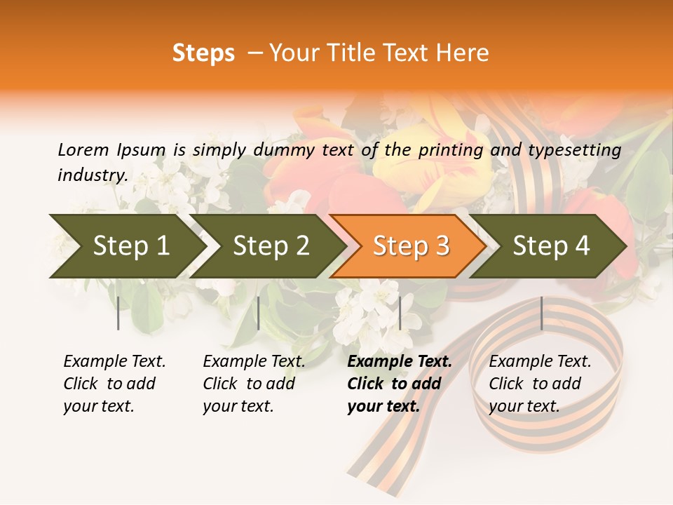 May Red Tape PowerPoint Template
