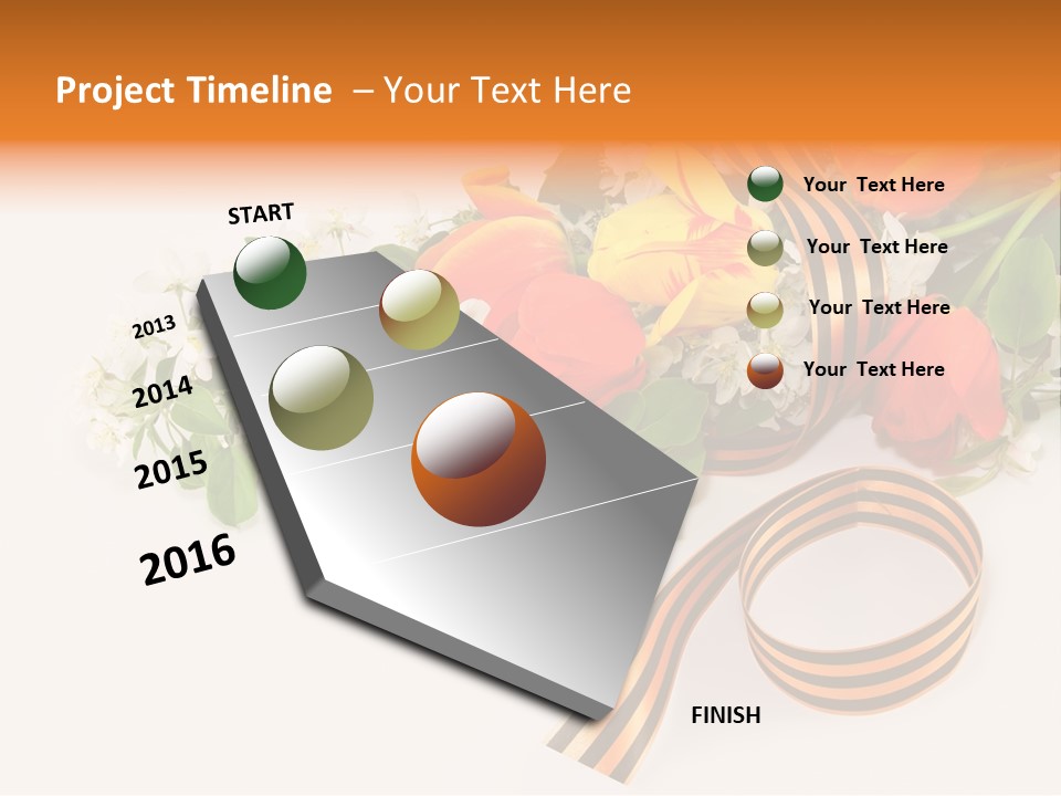 May Red Tape PowerPoint Template