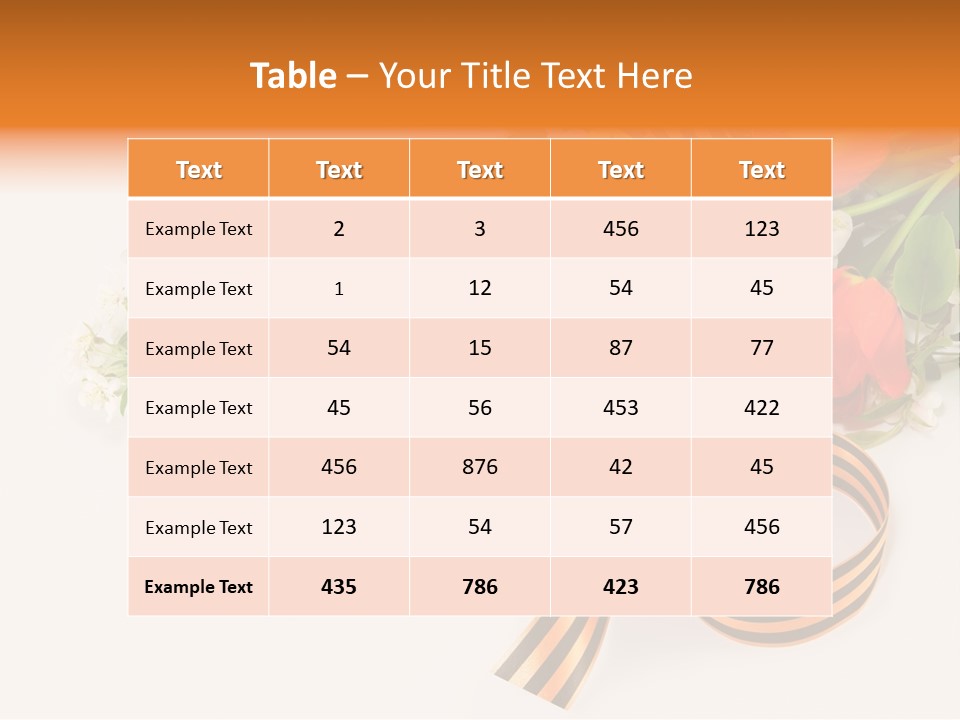 May Red Tape PowerPoint Template