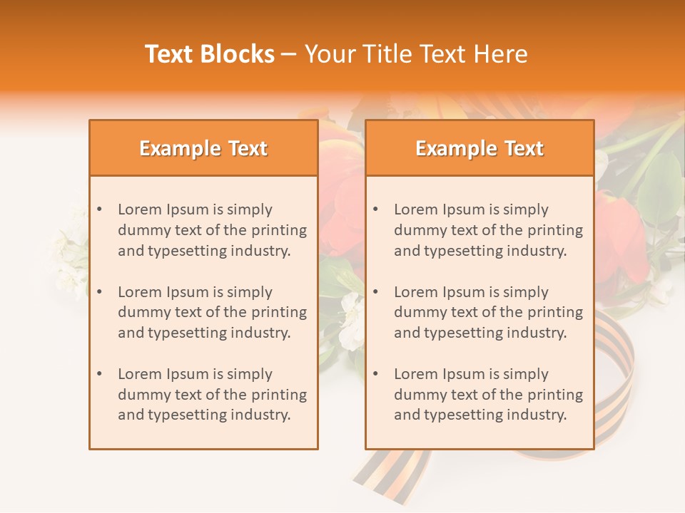 May Red Tape PowerPoint Template