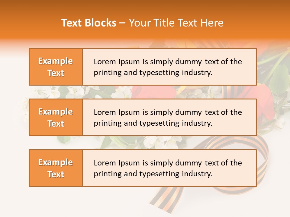 May Red Tape PowerPoint Template