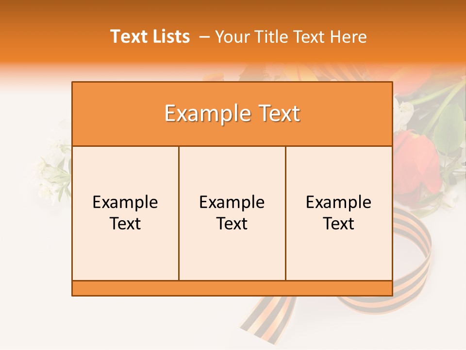 May Red Tape PowerPoint Template