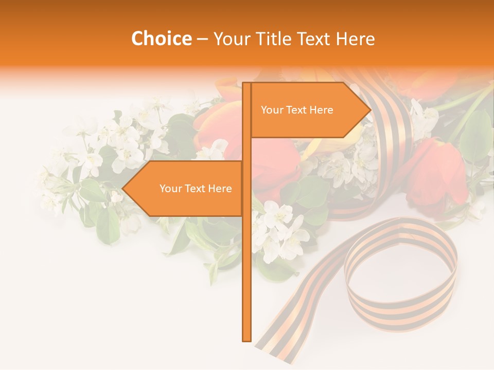 May Red Tape PowerPoint Template