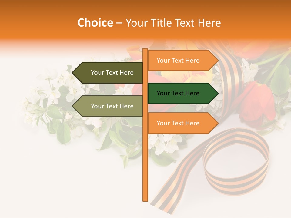 May Red Tape PowerPoint Template