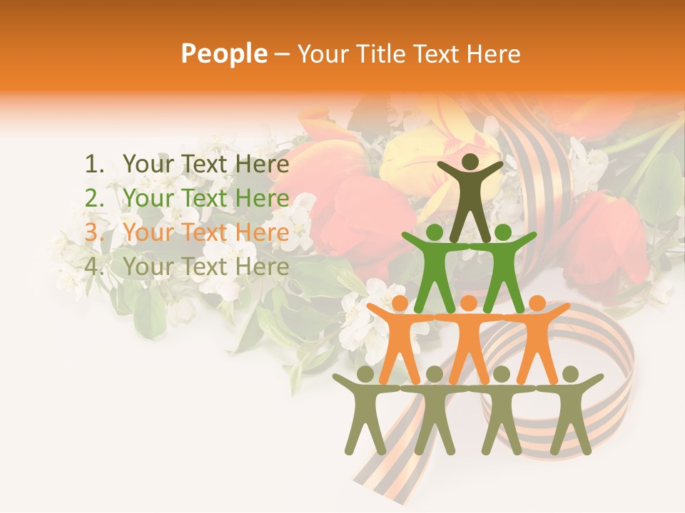 May Red Tape PowerPoint Template