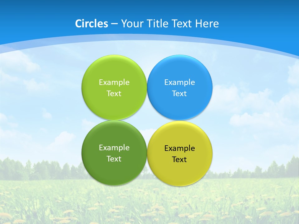 Sunny Nature Beautiful PowerPoint Template