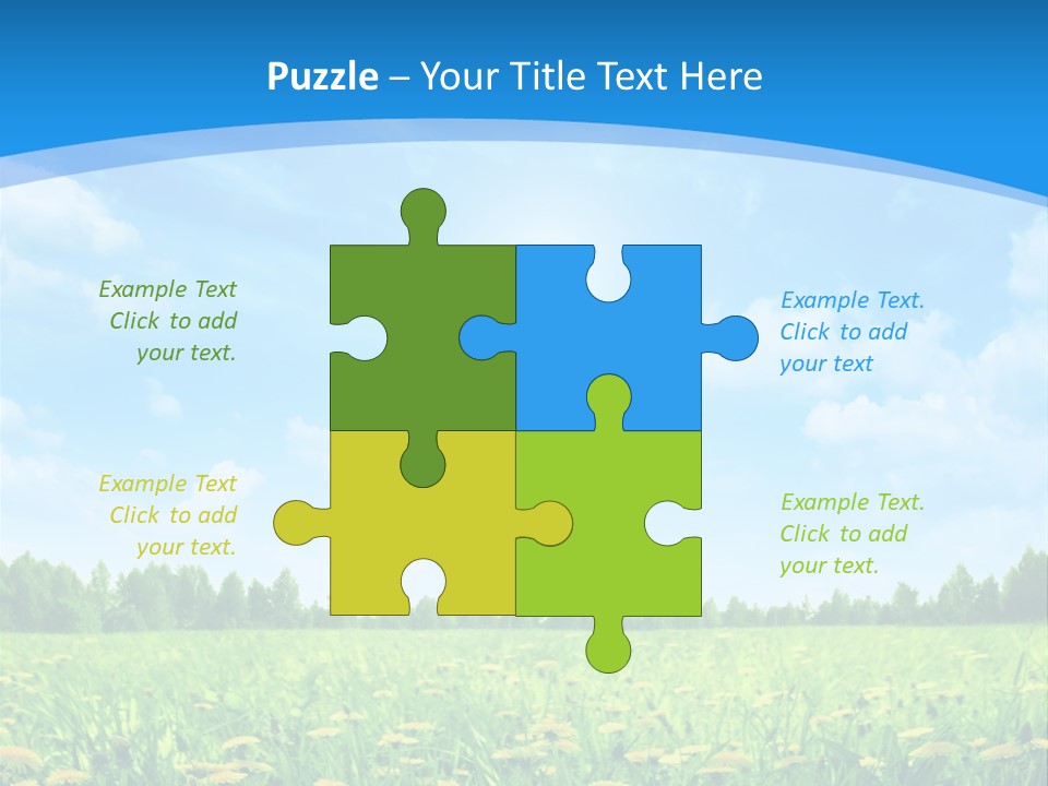 Sunny Nature Beautiful PowerPoint Template