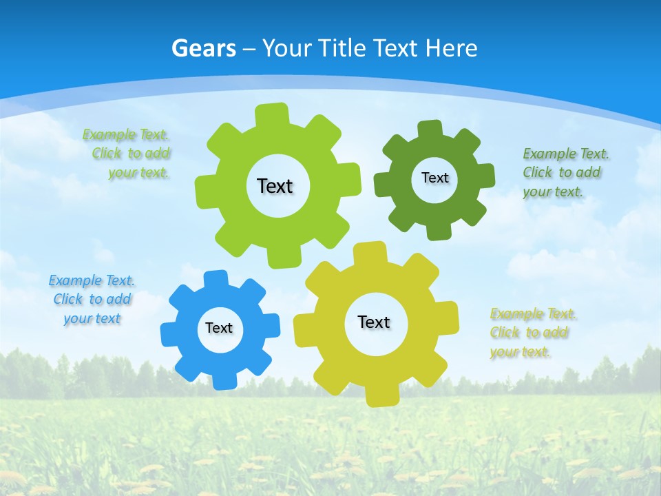 Sunny Nature Beautiful PowerPoint Template