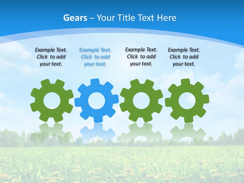 Sunny Nature Beautiful PowerPoint Template