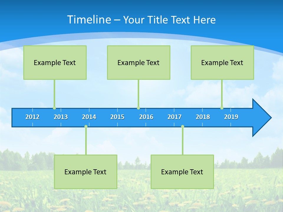 Sunny Nature Beautiful PowerPoint Template