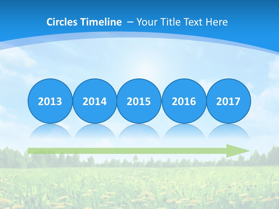 Sunny Nature Beautiful PowerPoint Template