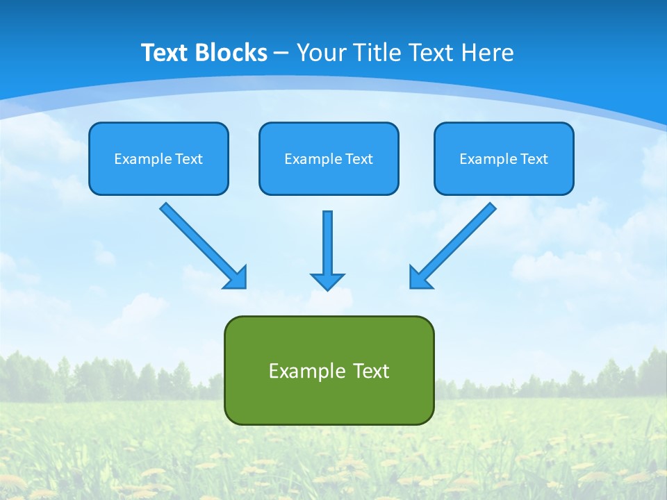 Sunny Nature Beautiful PowerPoint Template