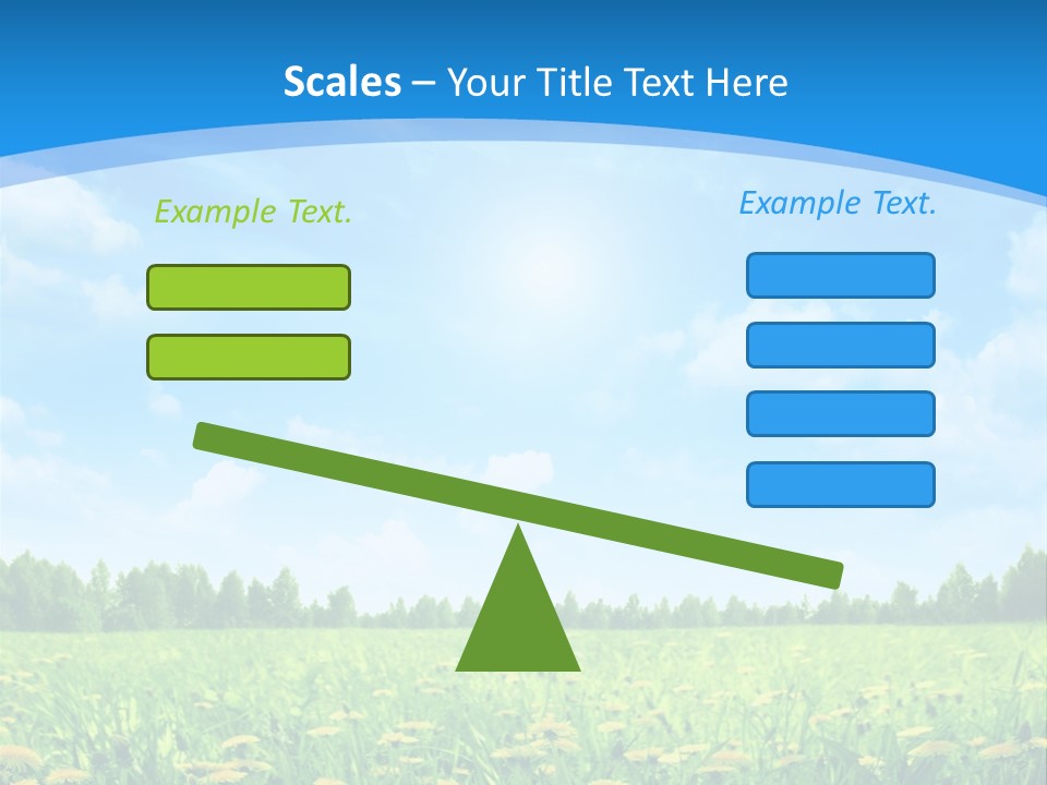 Sunny Nature Beautiful PowerPoint Template