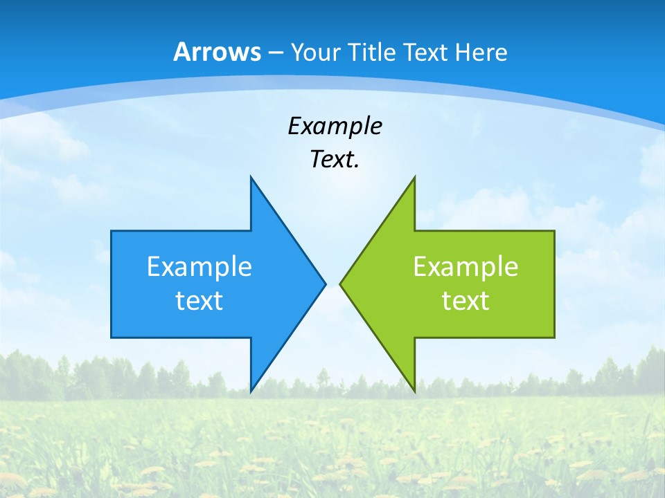 Sunny Nature Beautiful PowerPoint Template