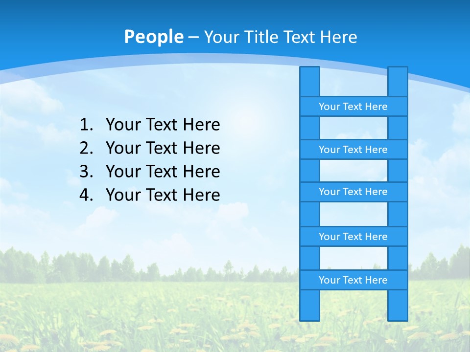 Sunny Nature Beautiful PowerPoint Template