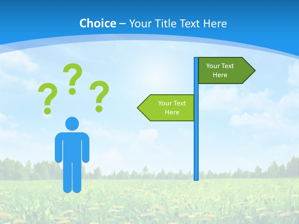 Sunny Nature Beautiful PowerPoint Template