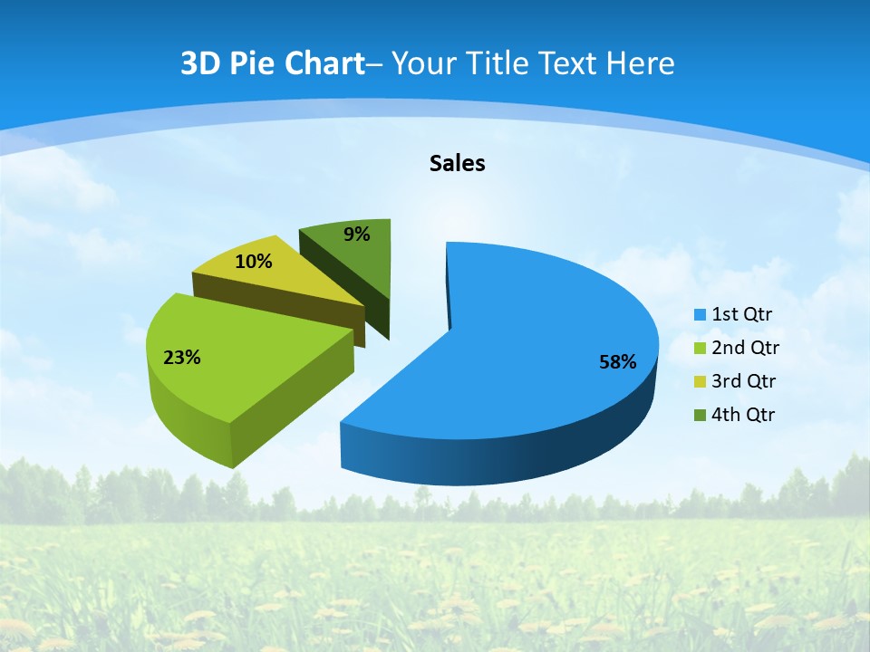 Sunny Nature Beautiful PowerPoint Template