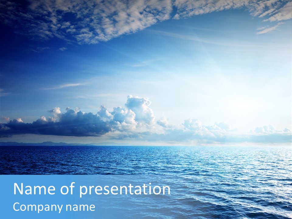 Calm Spring Sunshine PowerPoint Template