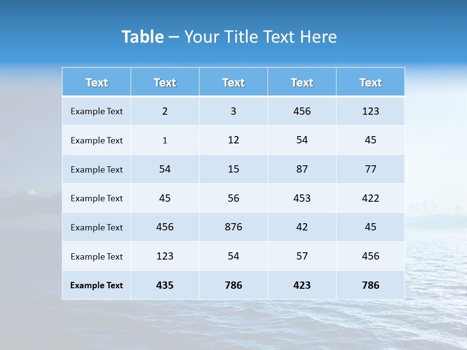 Calm Spring Sunshine PowerPoint Template