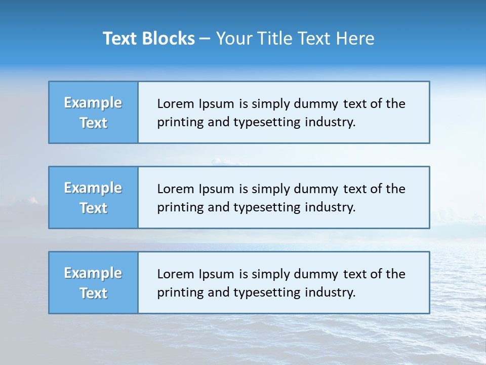 Calm Spring Sunshine PowerPoint Template