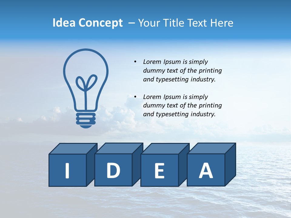 Calm Spring Sunshine PowerPoint Template