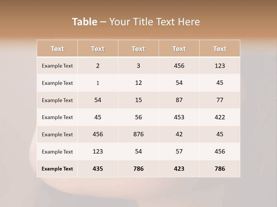 Haircut Girl Red PowerPoint Template