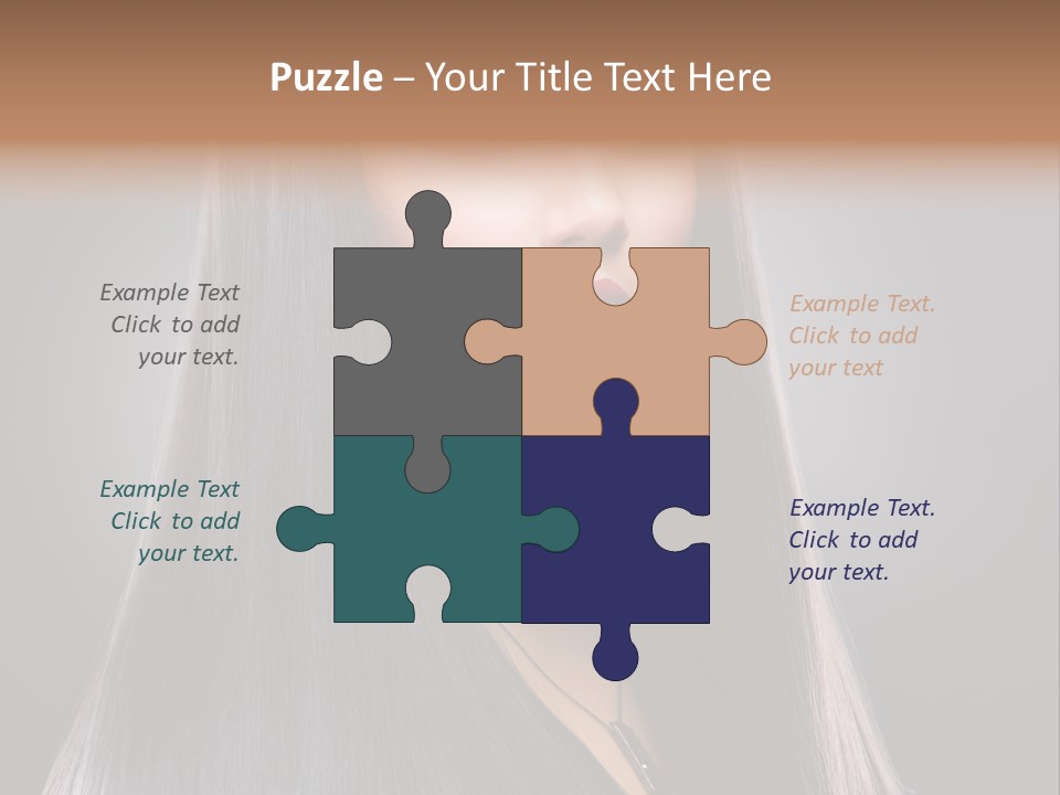 Face Beautiful Fashion PowerPoint Template