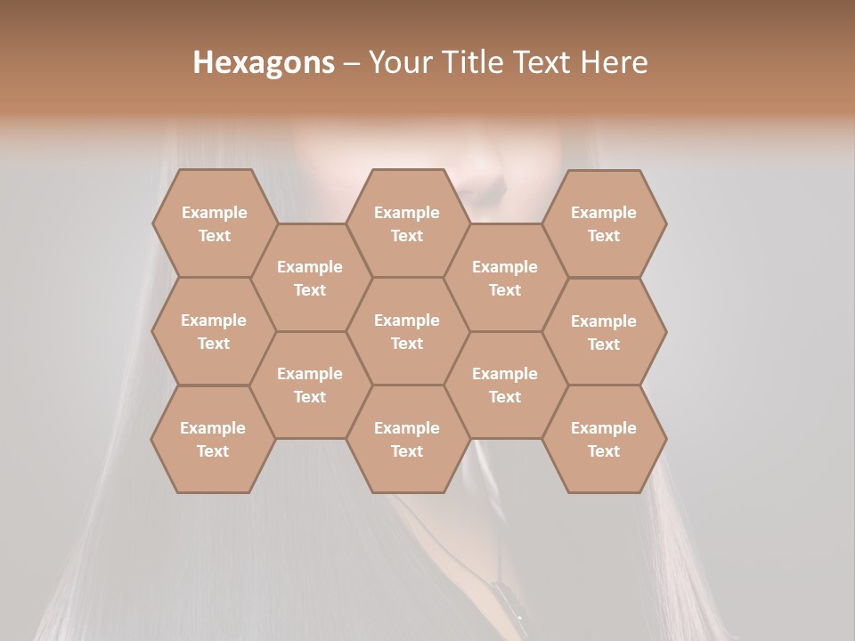 Face Beautiful Fashion PowerPoint Template