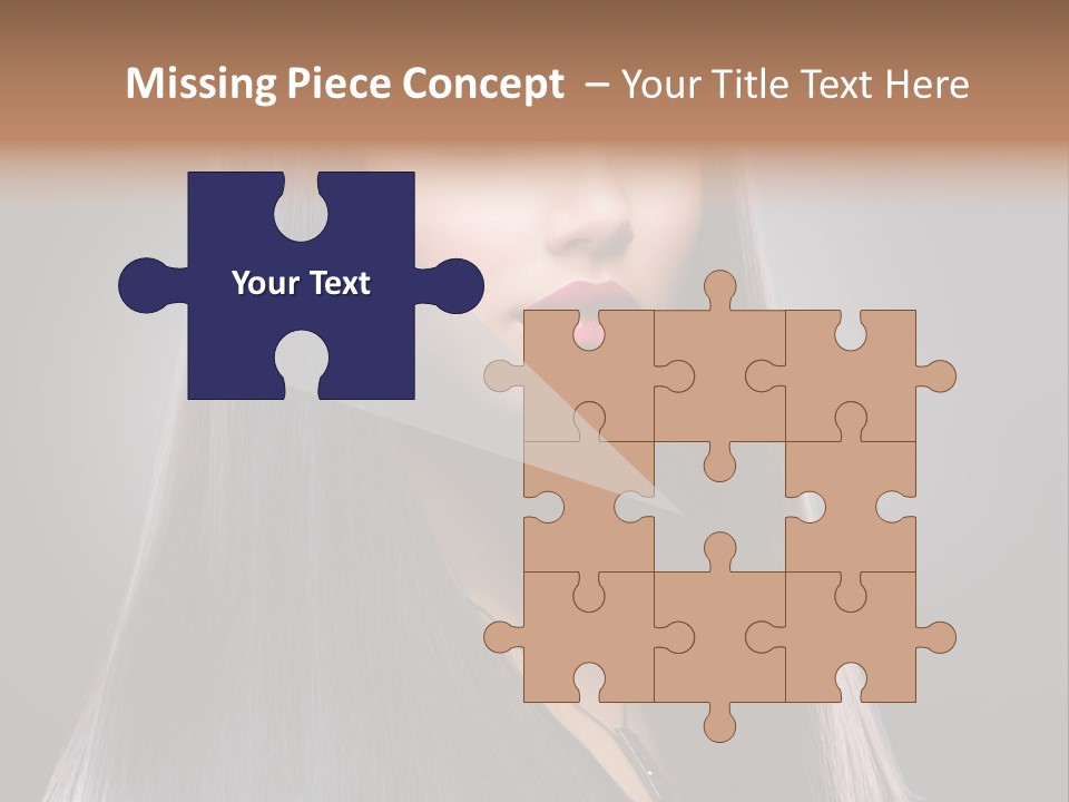 Face Beautiful Fashion PowerPoint Template