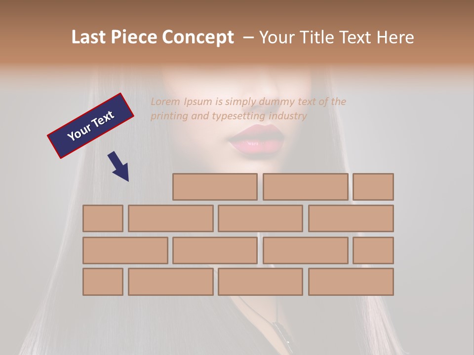 Face Beautiful Fashion PowerPoint Template
