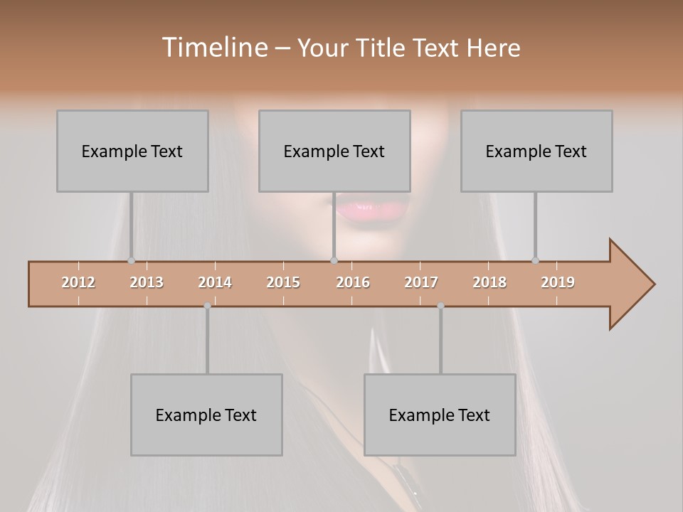 Face Beautiful Fashion PowerPoint Template