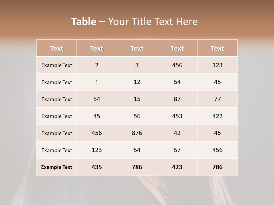Face Beautiful Fashion PowerPoint Template