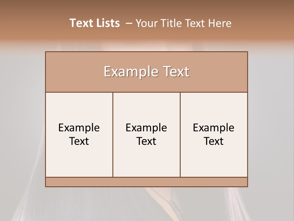 Face Beautiful Fashion PowerPoint Template