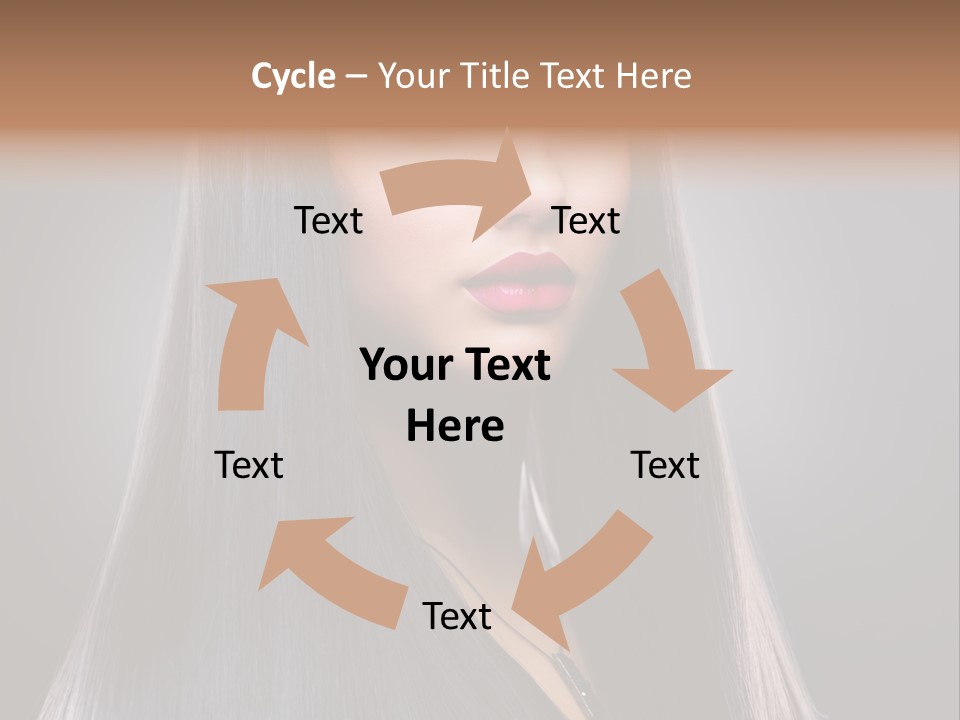 Face Beautiful Fashion PowerPoint Template
