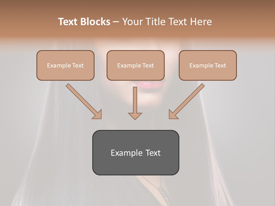 Face Beautiful Fashion PowerPoint Template