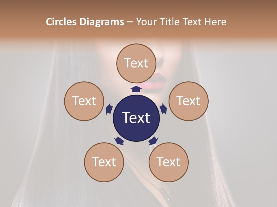 Face Beautiful Fashion PowerPoint Template