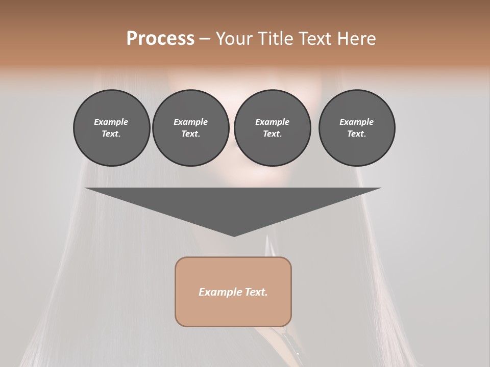 Face Beautiful Fashion PowerPoint Template