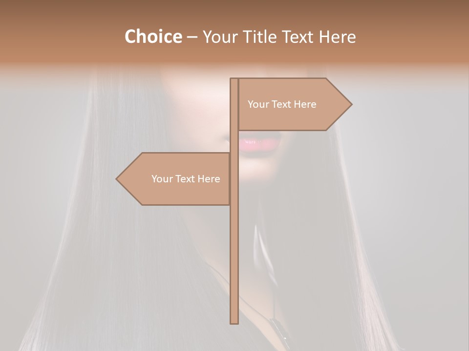 Face Beautiful Fashion PowerPoint Template