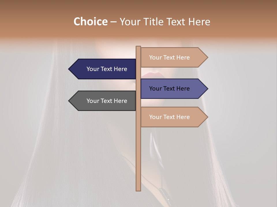 Face Beautiful Fashion PowerPoint Template
