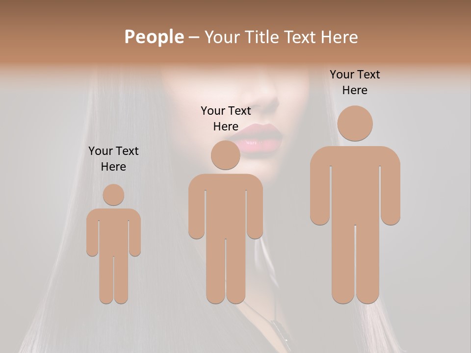 Face Beautiful Fashion PowerPoint Template