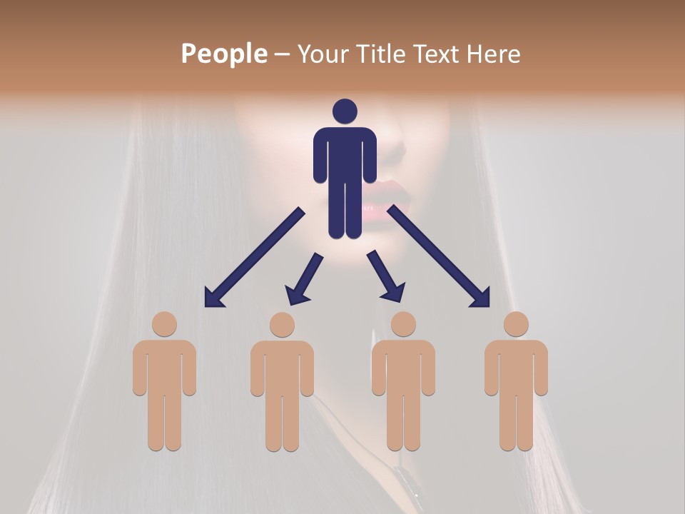 Face Beautiful Fashion PowerPoint Template