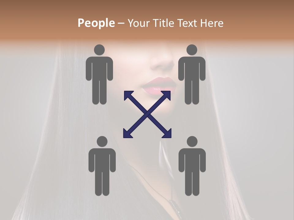 Face Beautiful Fashion PowerPoint Template