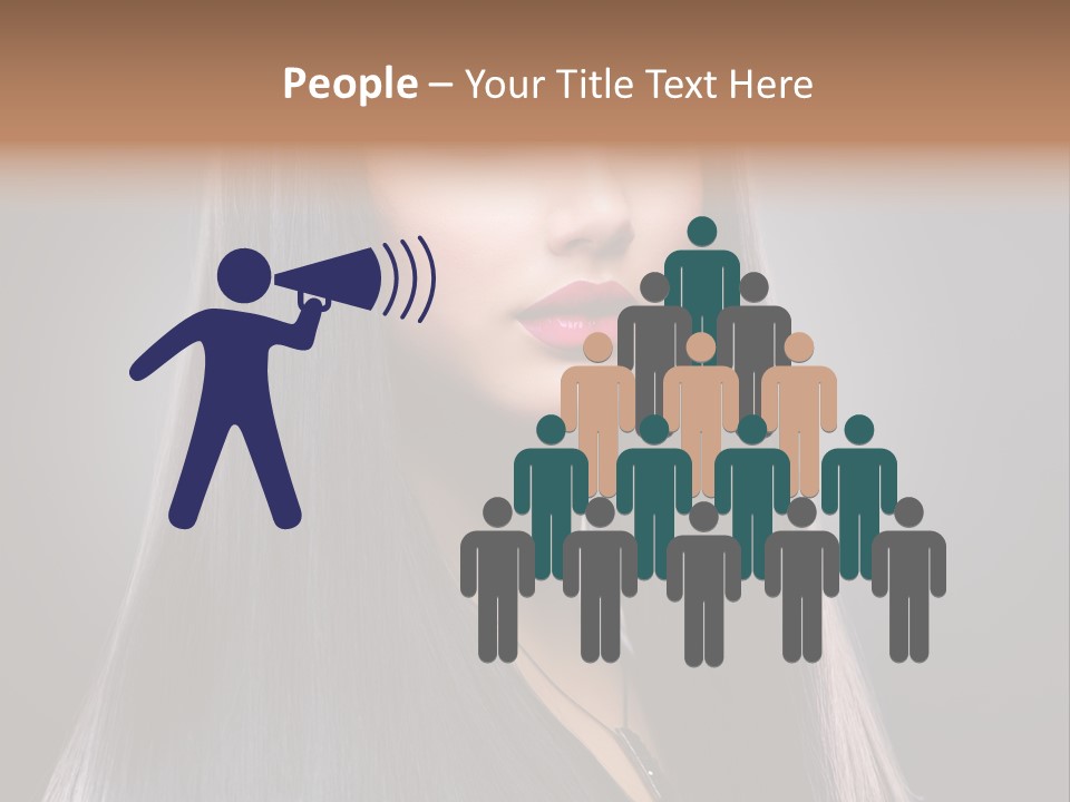 Face Beautiful Fashion PowerPoint Template