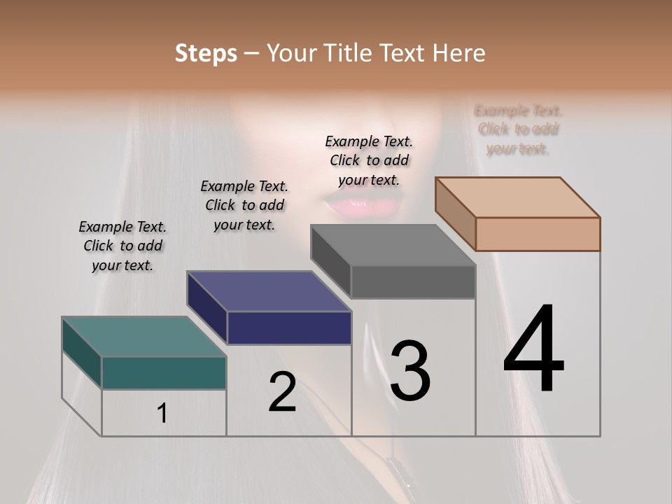 Face Beautiful Fashion PowerPoint Template