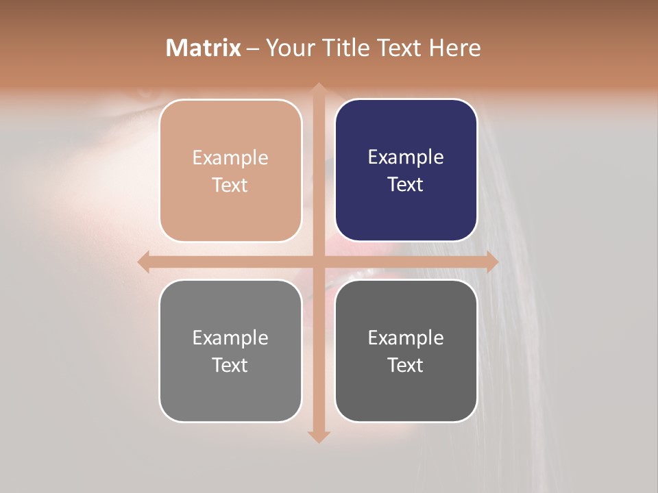 Luxury Brunette Lipgloss PowerPoint Template