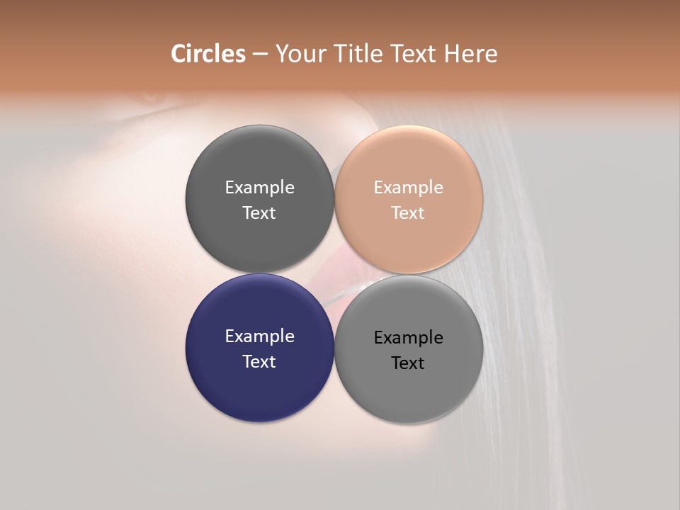 Luxury Brunette Lipgloss PowerPoint Template